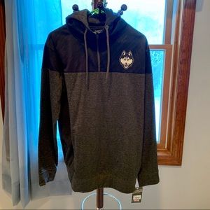 UConn Huskies 1/4 Zip Sweatshirt Large NWT